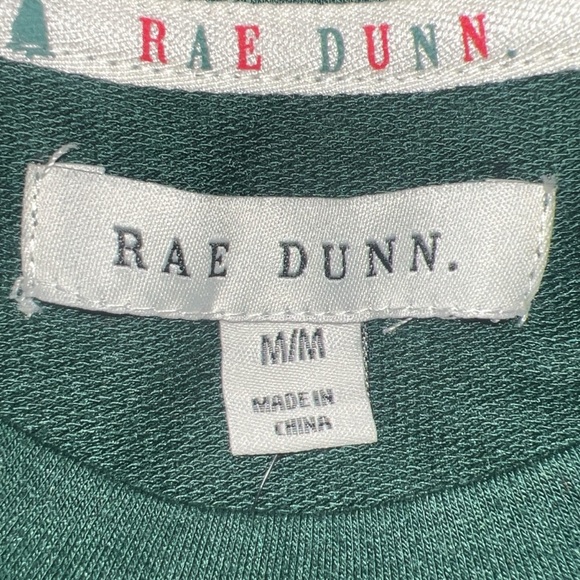 Rae Dunn Women’s "HO! HO! HO!" Green Christmas Sweatshirt/Pullover | NEW/NWT - Picture 5 of 7